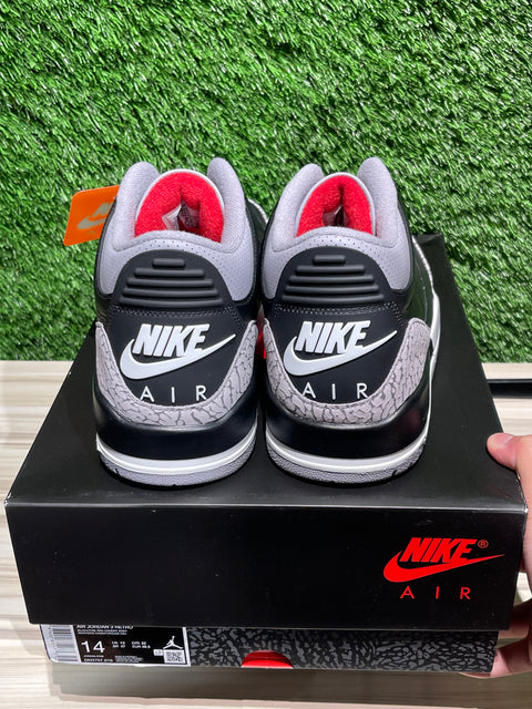 Jordan 3 Retro OG Black Cement (2024) Sz 14M