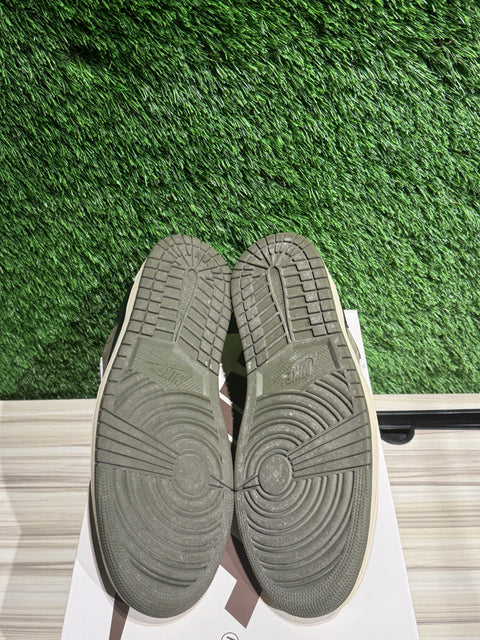 Jordan 1 Retro Low OG SP Travis Scott Medium Olive Sz 10.5