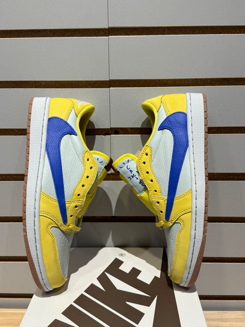 Jordan 1 Retro Low OG SP Travis Scott Canary (Women's) Sz 8M