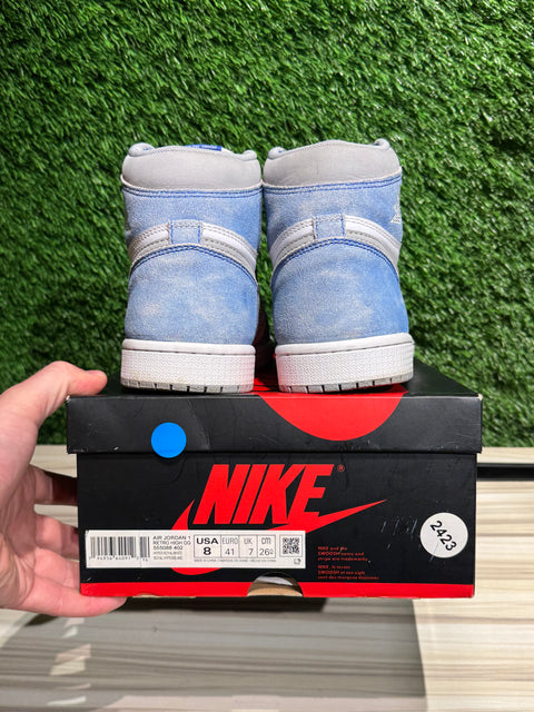Jordan 1 Retro High Hyper Royal Smoke Grey Sz 8M