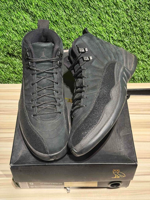Jordan 12 Retro OVO Black Sz 9M