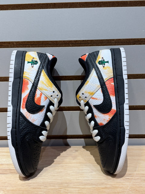 Nike SB Dunk Low Raygun Tie-Dye Black Sz 4.5M