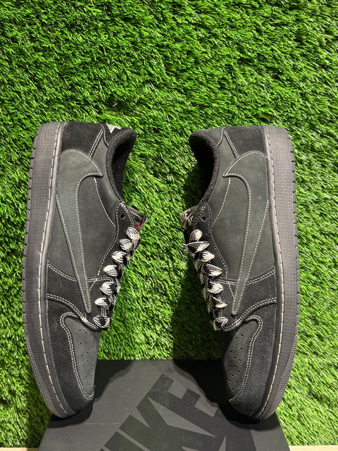 Jordan 1 Retro Low OG SP Travis Scott Black Phantom Sz 13M