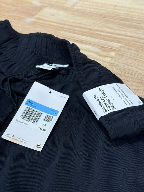 Nike Black Cotton Sweatpants Sz M