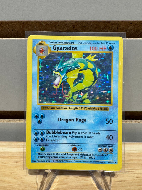 Gyarados - Pokemon Base Set (Shadowless) (BSS)