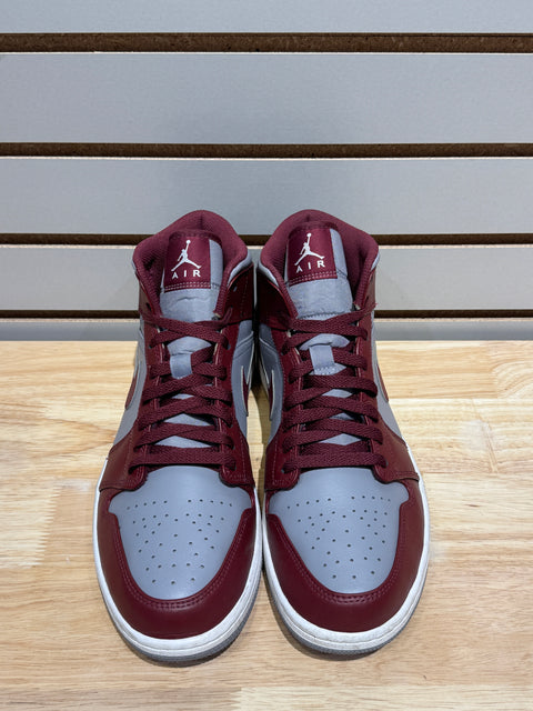 Jordan 1 Mid Cherrywood Red Sz 11