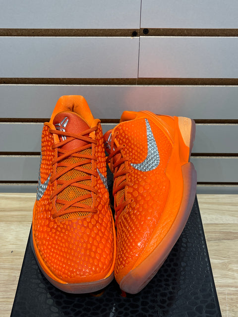 Nike Kobe 6 Protro Total Orange Sz 10.5