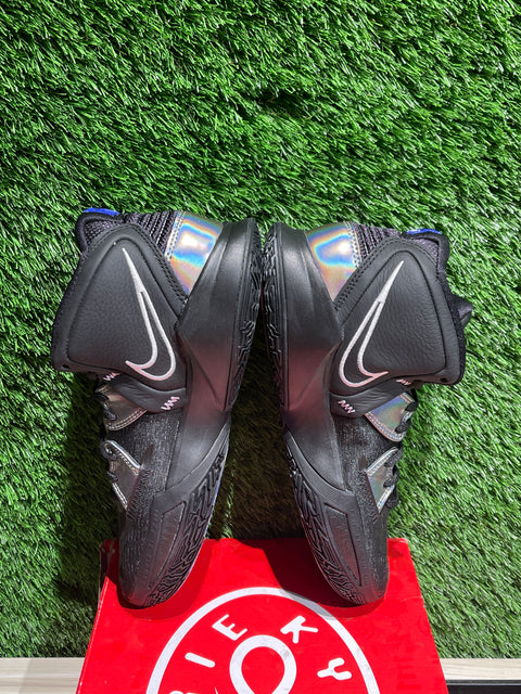 Nike Kyrie Infinity Black Metallic Silver Sz 8