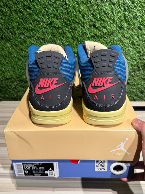 Jordan 4 Retro Union Off Noir Sz 10.5