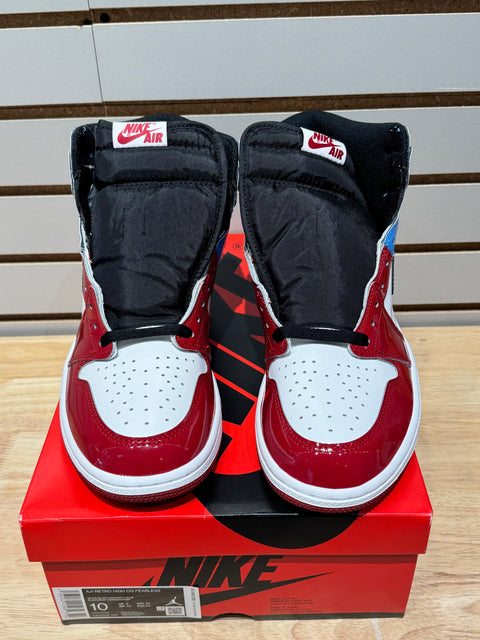 Jordan 1 Retro High Fearless UNC Chicago Sz 10