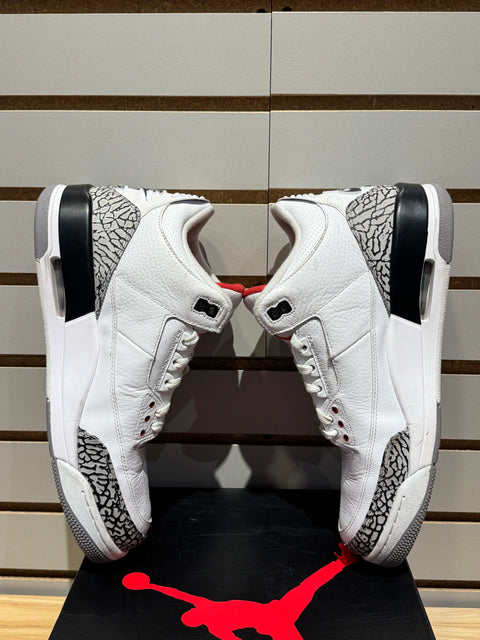 Jordan 3 Retro White Cement '88 Dunk Contest (2013) Sz 10.5