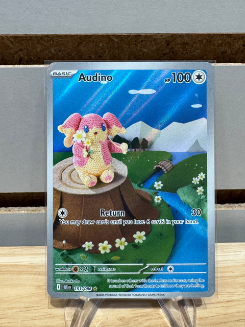 Audino - 151/086 - SV: Black Bolt (BLK) Pokemon