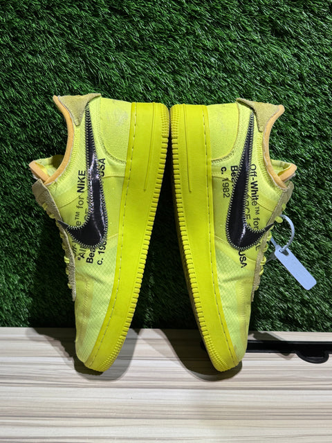 Nike Air Force 1 Low Off-White Volt Sz 13