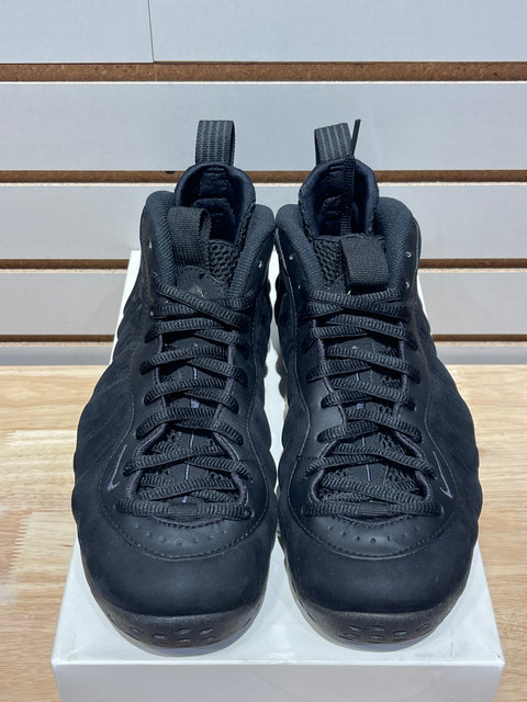Nike Air Foamposite One Black Suede Sz 6.5
