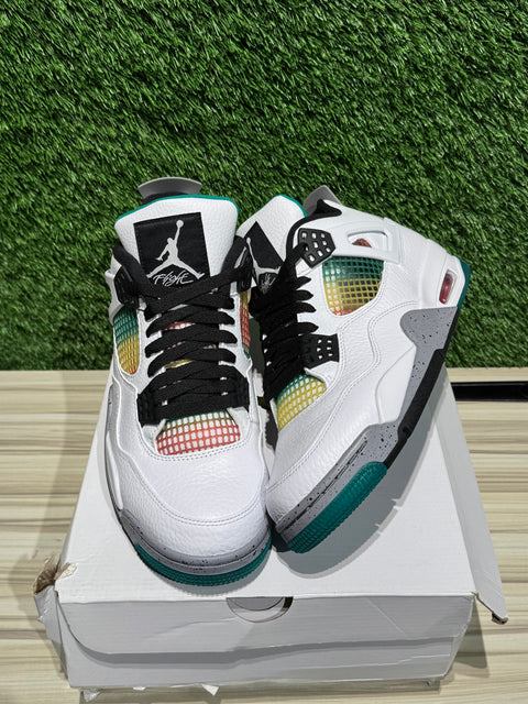 Jordan 4 Retro Lucid Green Rasta (Women's) Sz 10M