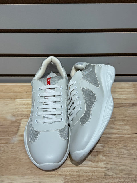 Prada America's Cup White Silver Sz 9