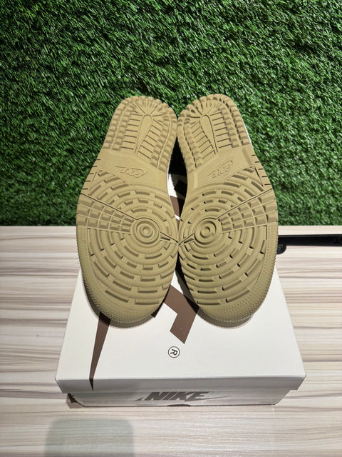 Jordan 1 Retro Low Golf Travis Scott Neutral Olive Sz 11.5M