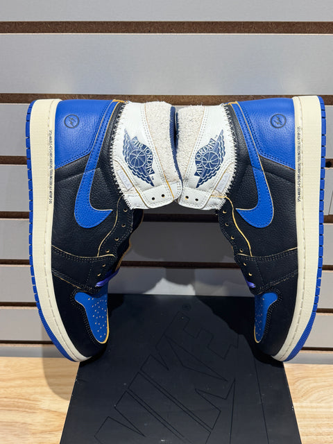 Jordan 1 Retro High OG SP Fragment x Union LA Sport Royal Sz 10.5