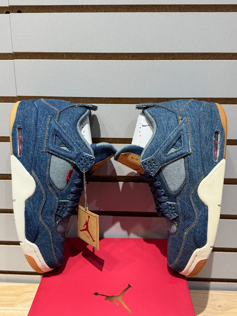 Jordan 4 Retro Levi's Denim (Blank Tag) Sz 10