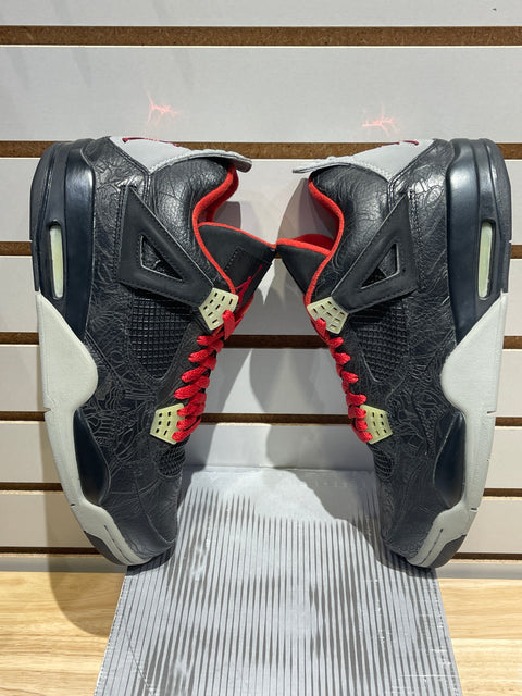 Jordan 4 Retro Black Laser Sz 11M