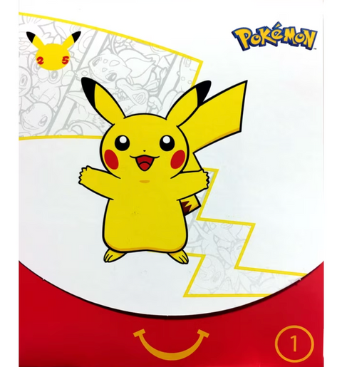 McDonald's Pokemon 25th Anniversary 4 Card Booster Pack - McDonald's 25th Anniversary Promos (M21)(Outer Sleeve Will Vary)
