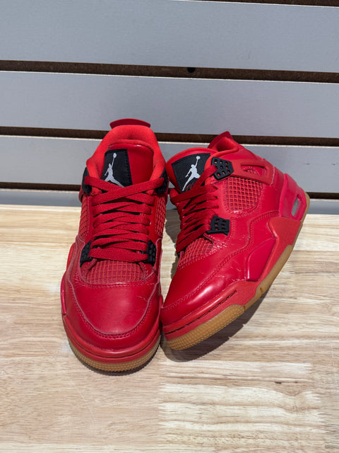 Jordan 4 Retro Fire Red Singles Day (2018) (Women's) Sz 5M/6.5W