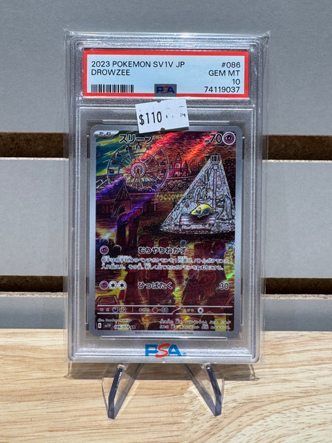 Pokémon Japanese Drowzee - 086/078 - SV1V: Violet ex (SV1V) #086 PSA 10
