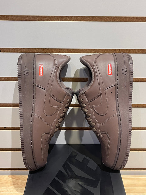 Nike Air Force 1 Low Supreme Baroque Brown Sz 9