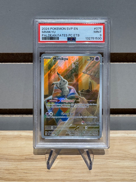 Pokémon PSA 9 MINT Pokemon Mimikyu Scarlet & Violet Promo Paldean Fates