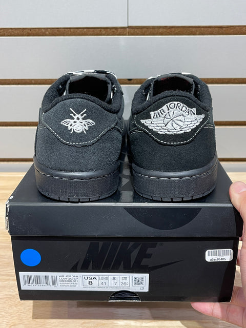 Jordan 1 Retro Low OG SP Travis Scott Black Phantom Sz 8