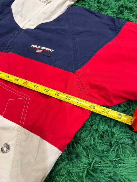 Vintage 1990s Polo Sport Ralph Lauren Full Zip Jacket Sz S