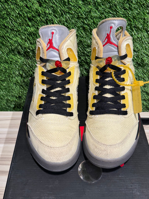 Jordan 5 Retro Off-White Sail Sz 9M