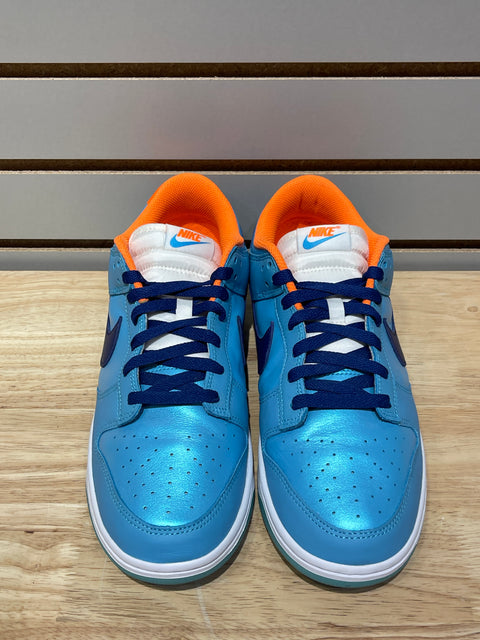 Nike Dunk Low SE Baltic Blue Total Orange Sz 10