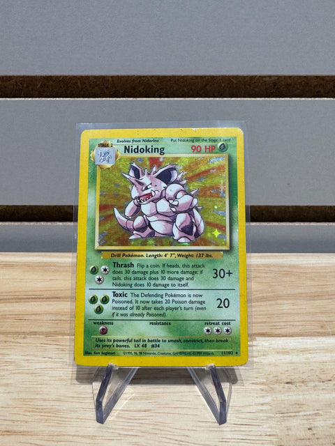 Nidoking #11/102 - Pokemon Base Set (BS)(Holofoil)