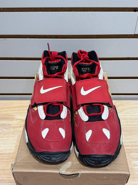 Nike Air Diamond Turf II Red Gold (2012) Sz 9.5