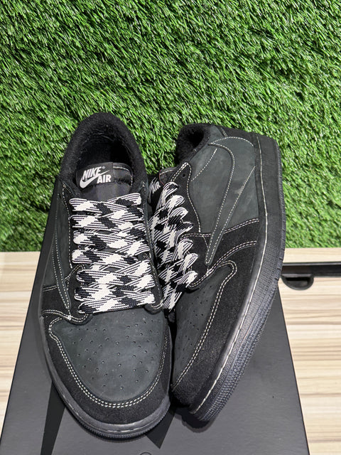 Jordan 1 Retro Low OG SP Travis Scott Black Phantom Sz 11.5