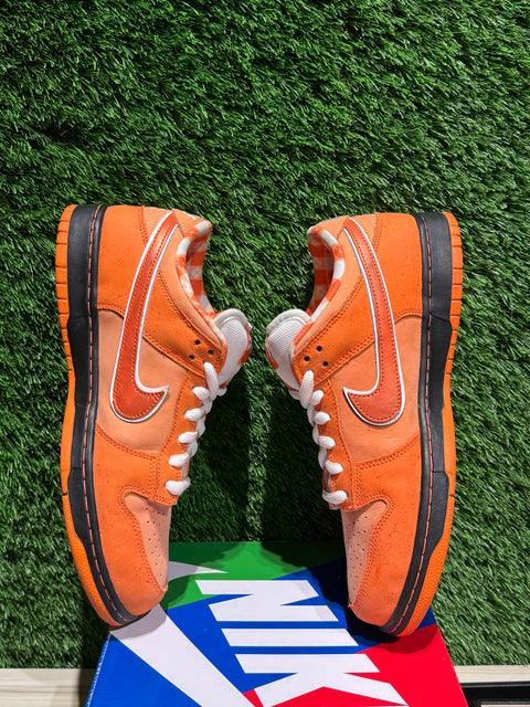 Nike SB Dunk Low Concepts Orange Lobster Sz 10.5