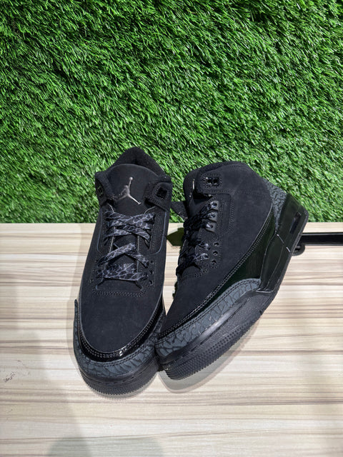 Jordan 3 Retro Black Cat (2025) (GS) Sz 7Y