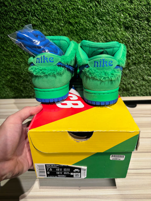 Nike SB Dunk Low Grateful Dead Bears Green Sz 7.5M