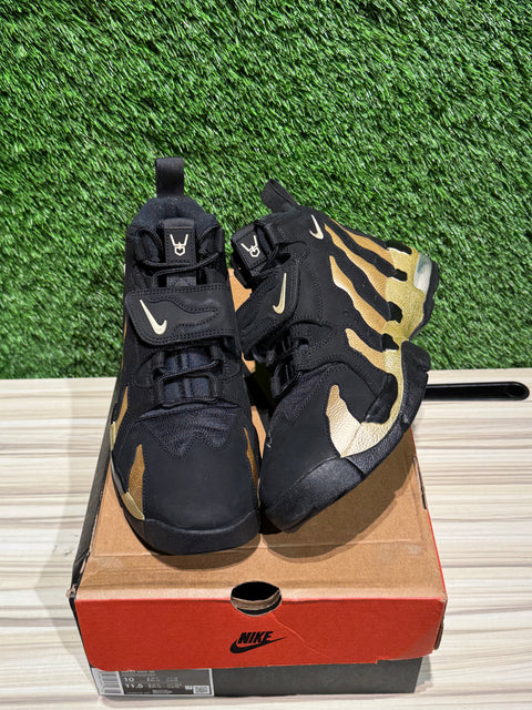 Nike Air DT Max '96 Black Vegas Gold Sz 10