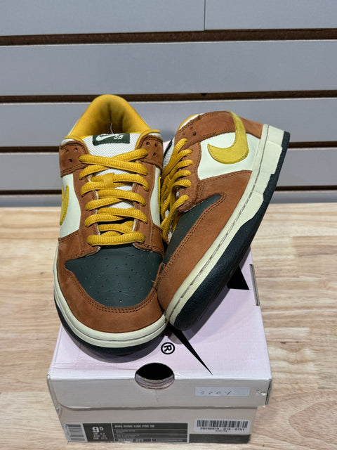 Nike SB Dunk Low Vapour Mineral Yellow Sz 9.5