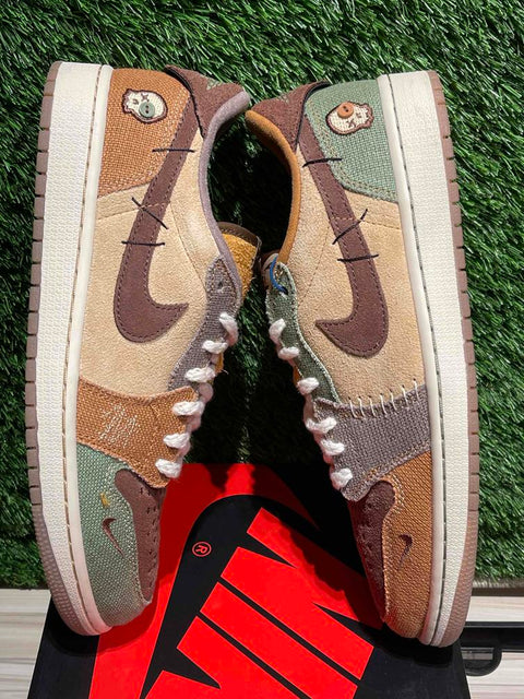 Jordan 1 Retro Low OG Zion Williamson Voodoo Sz 10M.,