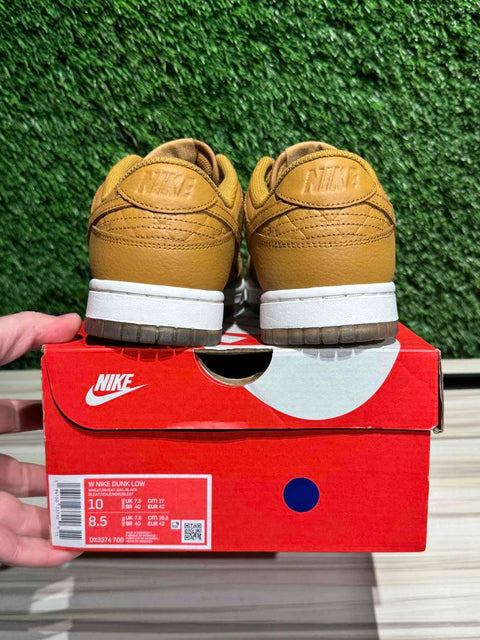 Nike Dunk Low Quilted Wheat (Women's) Sz 8.5M