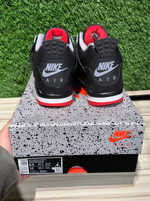 Jordan 4 Retro Bred Reimagined Sz 8.5