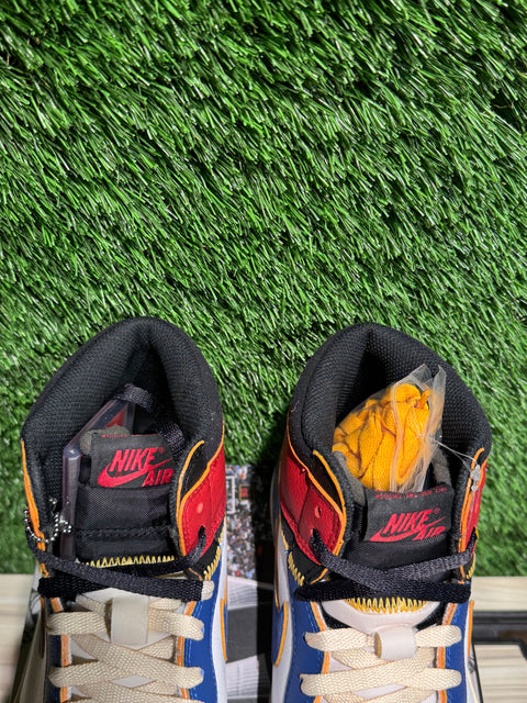 Jordan 1 Retro High Union Los Angeles Storm Blue (Promo Sample) Sz 11.5