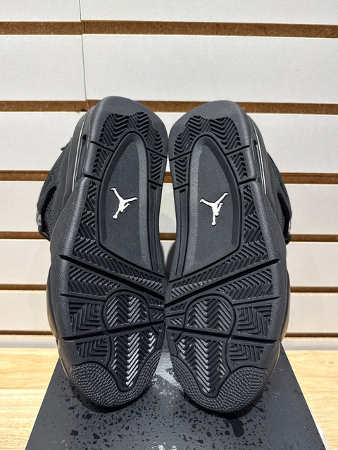 Jordan 4 Retro Black Cat (2025) (GS) Sz 4Y