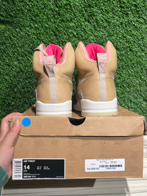 Nike Air Yeezy 1 Net Tan Sz 14