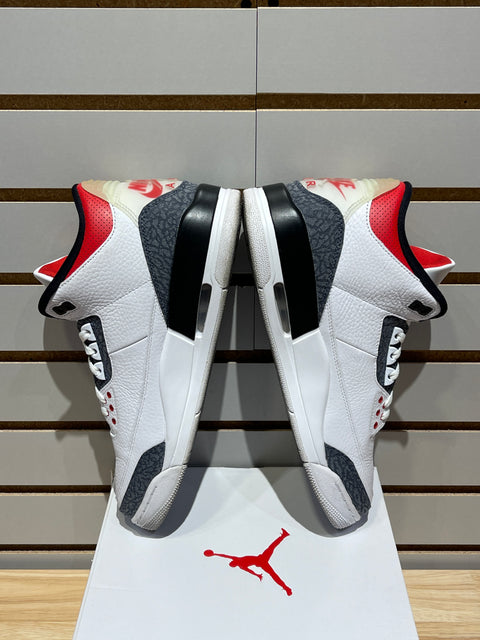 Jordan 3 Retro SE Fire Red Denim (2020) Sz 11
