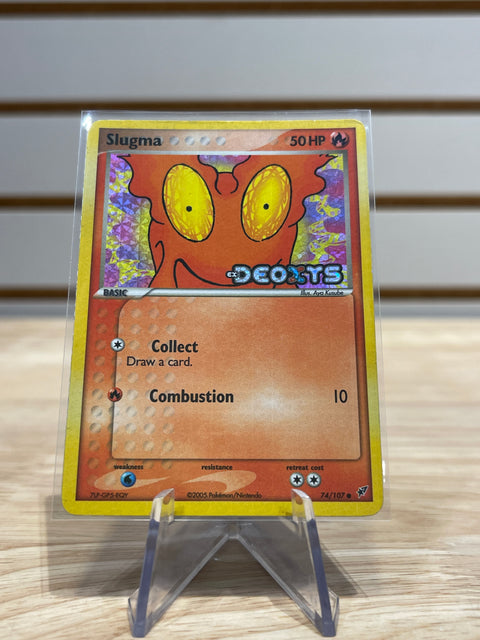 Slugma - 074/107 - Pokemon EX Deoxys (DX) Stamped Holofoil
