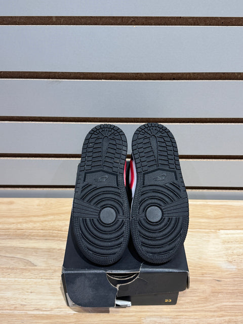 Jordan 1 Mid Black Fire Red (TD)